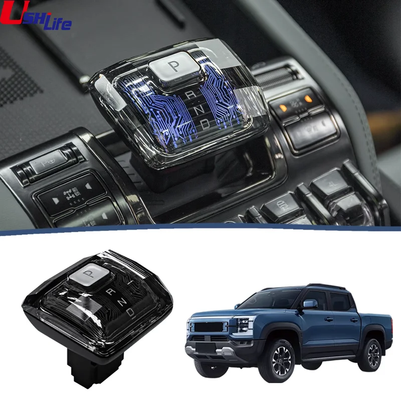 

for BYD Shark 6 Leopard 5 8 2024 2025 Accessories Crystal Car Gear Shift Knob With LED 7 Colorful Atmosphere Light Accessories