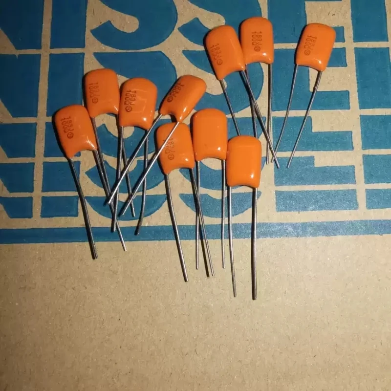 Japanese NISSEI 0.018UF 183J 5% 100V Nissin Orange Audio Capacitor 5MM