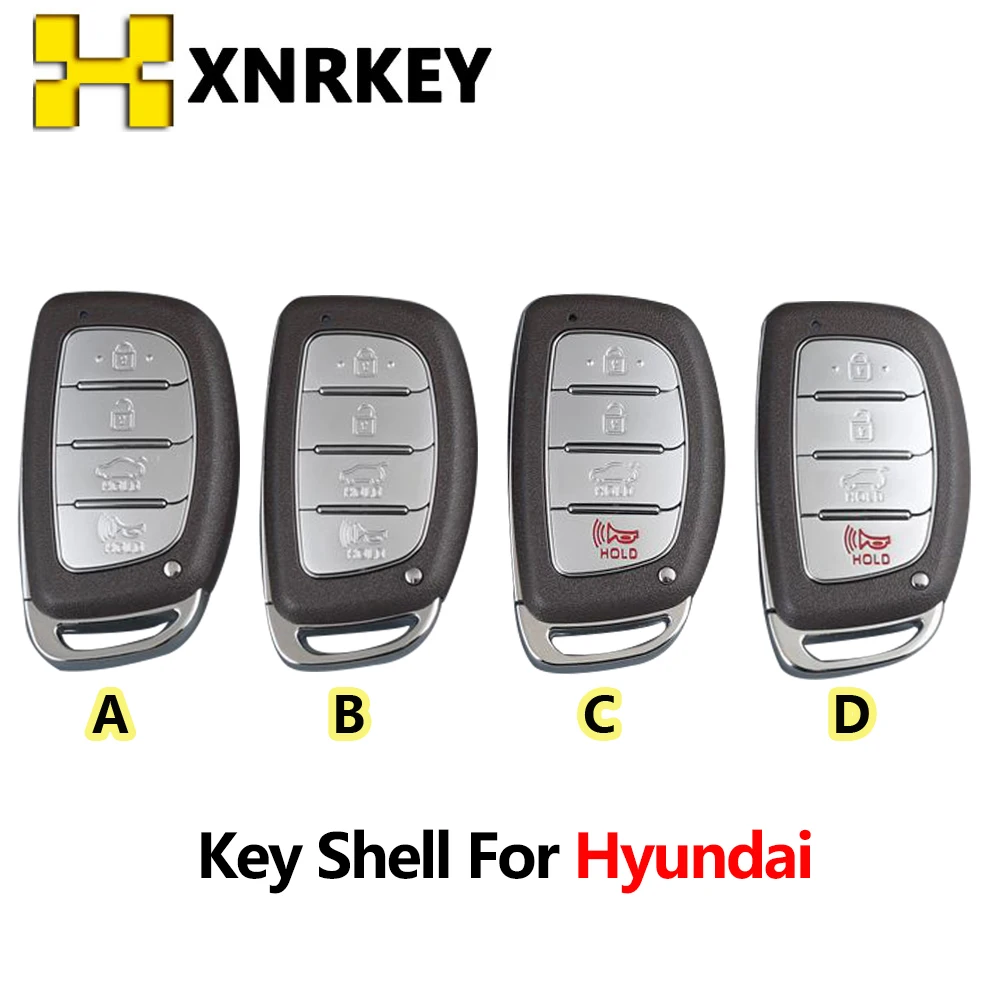 XNRKEY Remote Car Key Shell for Hyundai IX25 IX35 Sonata Tucson 2014-2017 2018 Replacement Case Cover