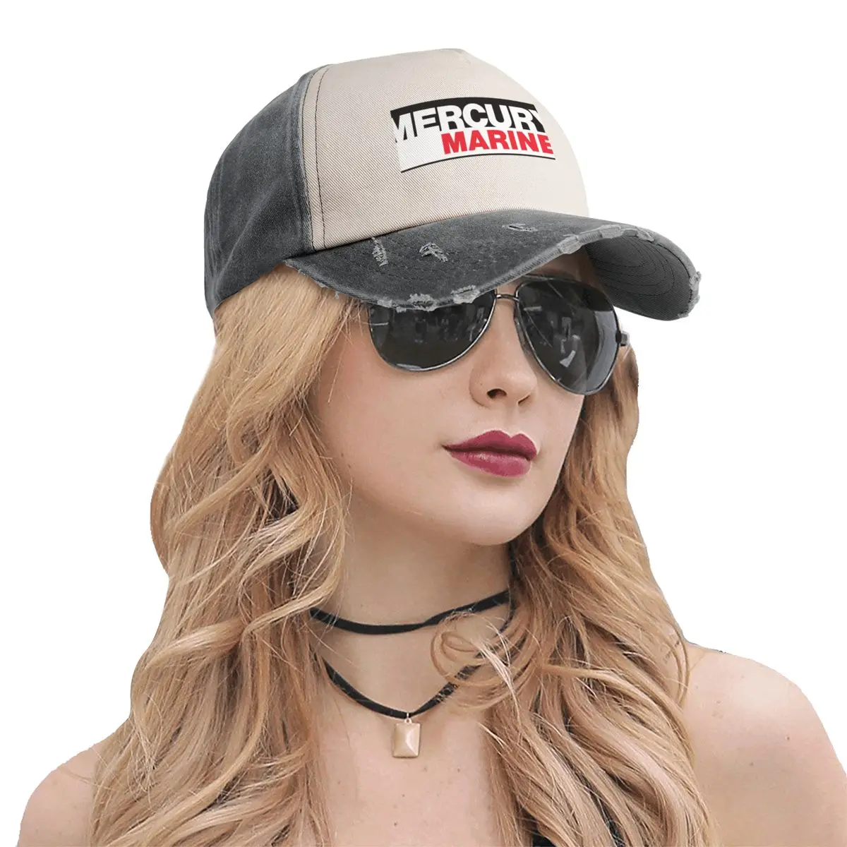 Kiekhaefer Mercury Marine Outboards Logo gorra de béisbol clásica para hombres y niñas, gorra de cumpleaños, 80