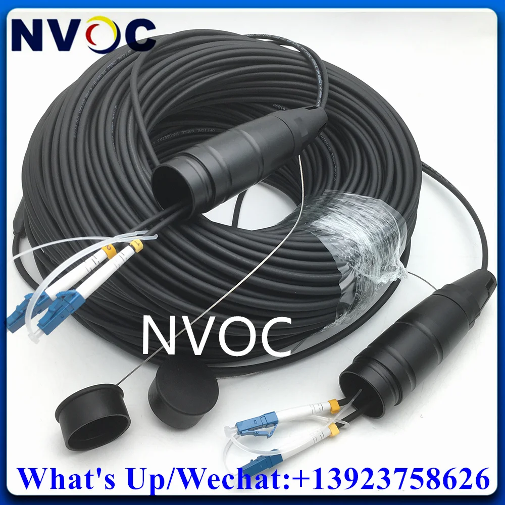 

2 ядра 300 м SM G657A1, 4,0 мм 5,0 мм дуплексный черный кабель из ТПУ, 2C одномодовый PDLC/ST/FC/SC/PC бронированный оптоволоконный патч-корд