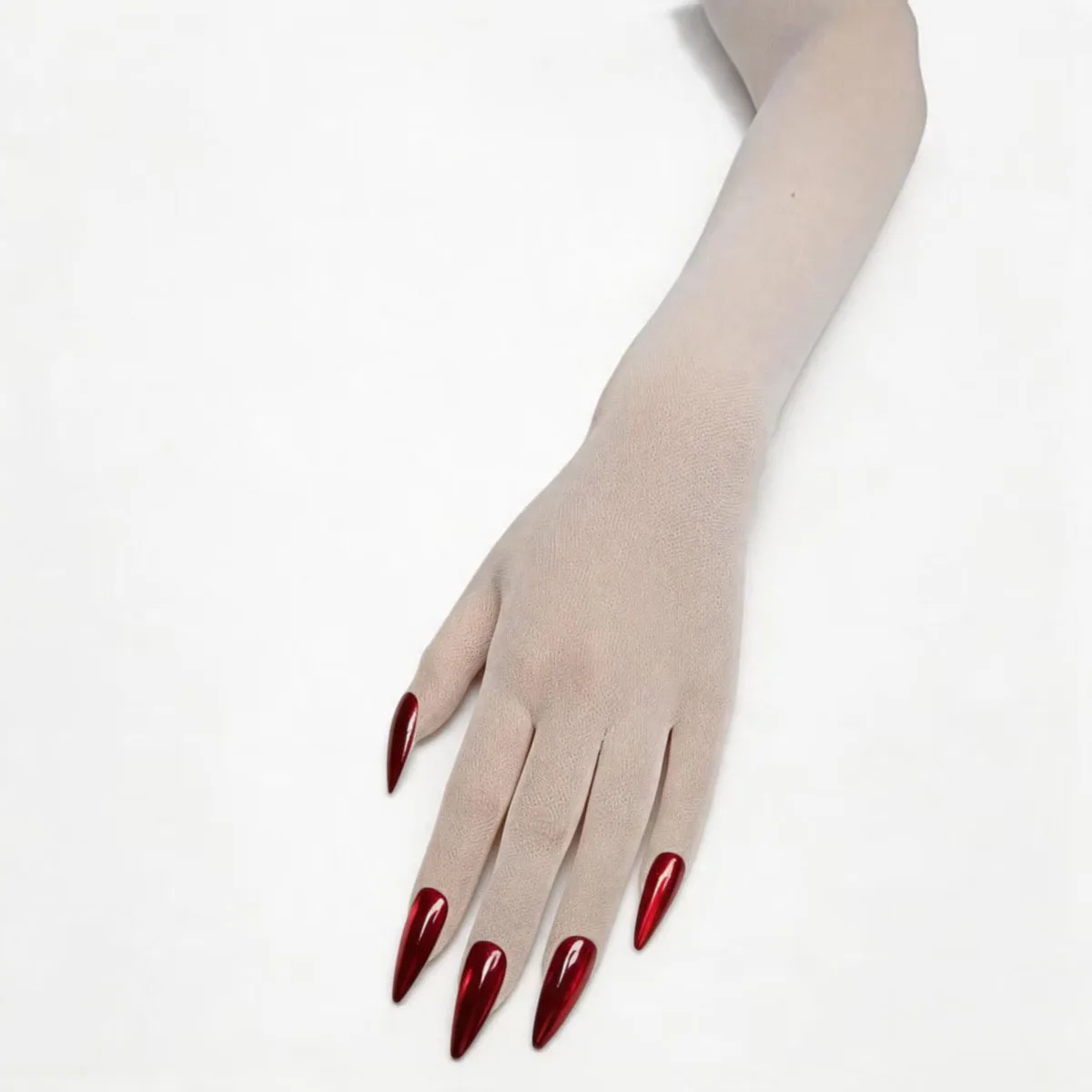 Ultradünne nahtlose Strumpfhandschuhe – 3D-Katzenaugen-Nagelabdeckungen – modische Fünf-Finger-Strumpfhandschuhe – dekorative Handschuhe – Detail 14