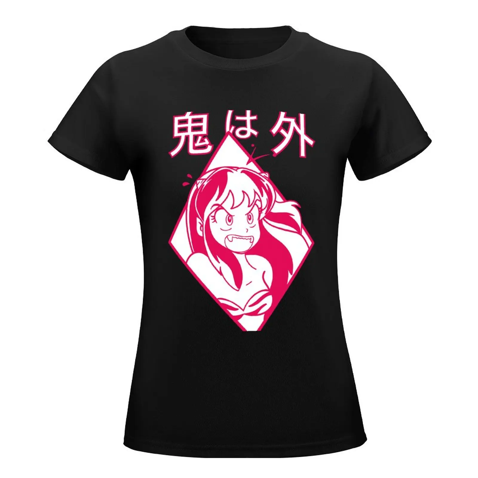 demon out, good luck in T-Shirt funny Short sleeve tee t-shirt dress for Women plus size sexy