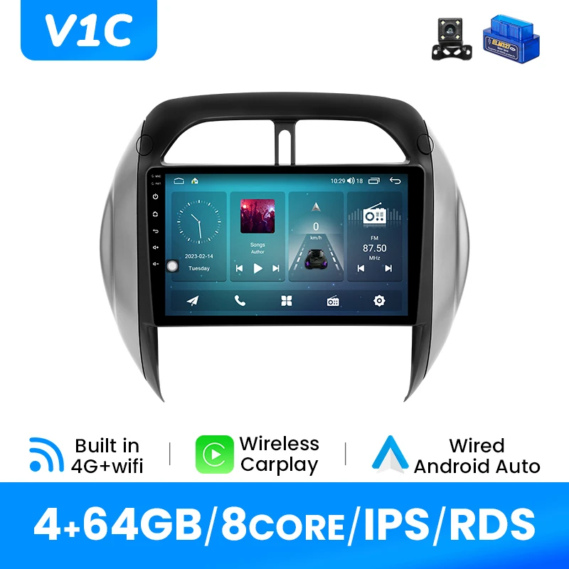 Autoradio Speler Voor Toyota RAV4 RAV 4 2003 2004 2005 IPS GPS 4G Wifi Draadloze Android Auto Carplay multimedia Speler