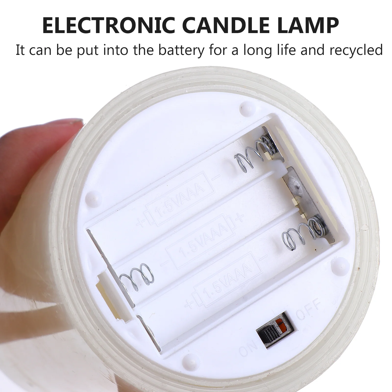 1Set Lampu LED Remote Control Lampu Elektronik Simulasi Lampu Dekoratif Pesta Liburan Pernikahan Adegan Romantis