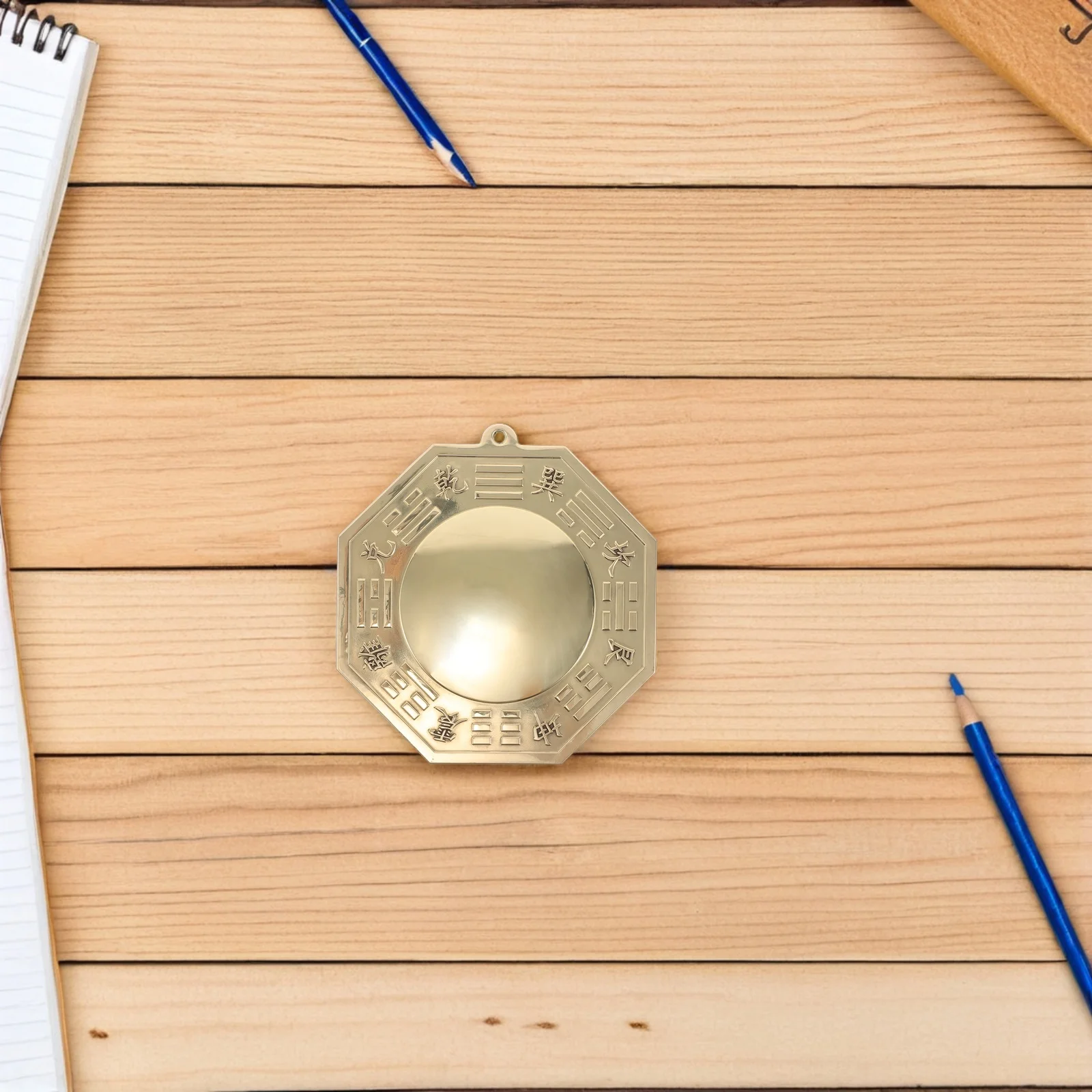 

Copper Convex Bagua Mirror Feng Shui Traditional Wall Hanging for Home Office Spiritual Protection Decor Bagua Mirror