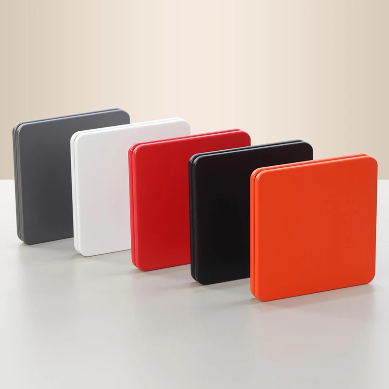 New Tin Storage Box Small Metal Storage Box Tea Jewelry Keys Coins Boxes Wedding Candy Storage Tin Can Organizer