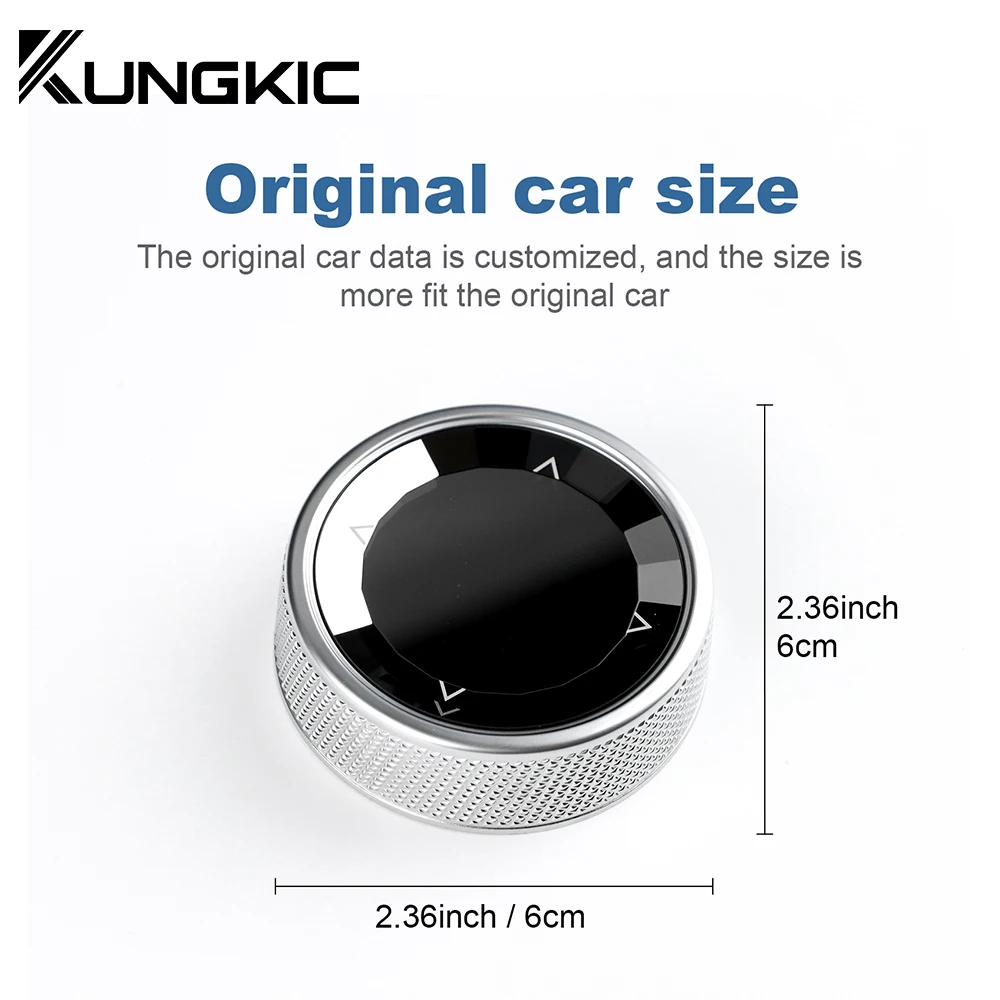IDrive Multimedia Button Knob Cover For BMW E90 E91 E92 E93 E70 E71 E82 E81 E87 Central Trim Knob Sticker Accessories E Chassis