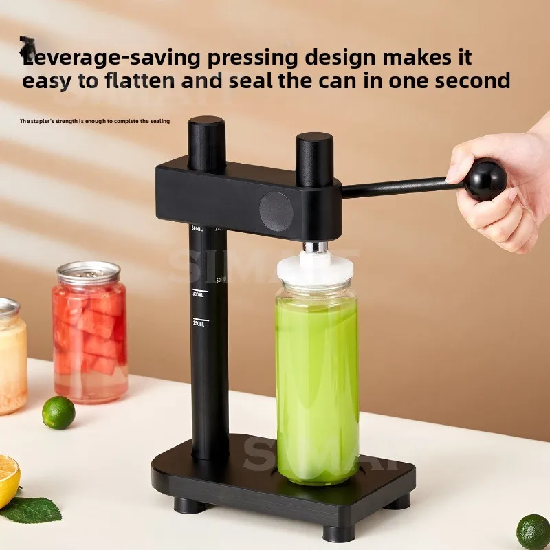 Manual Can Sealing Machine, Commercial Milk Tea Shop, Stall Juice