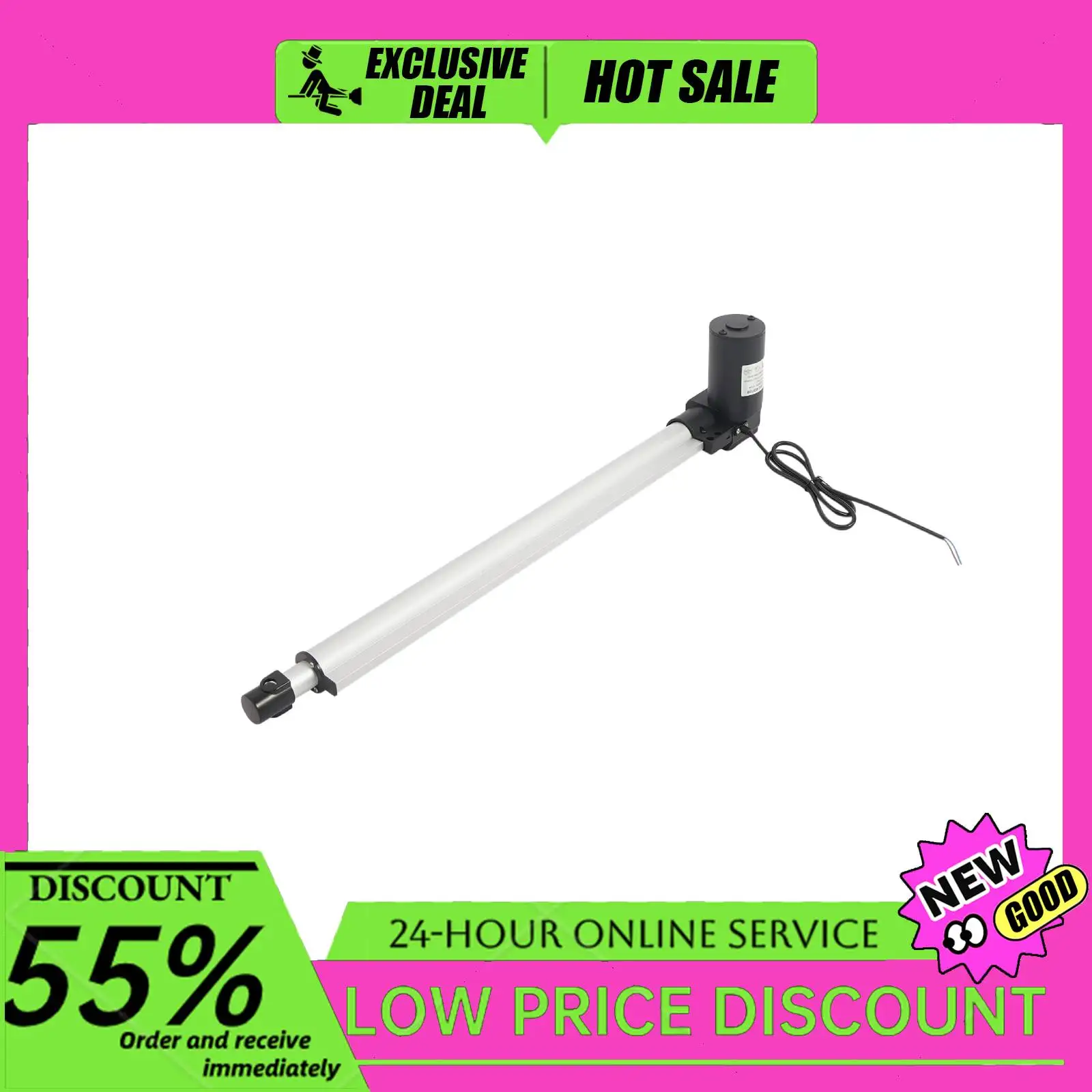 

6000N Stroke Linear Actuator Waterproof Electric Lift Aluminum Alloy Actuatoror Recliner/Sofa/Massage Bed