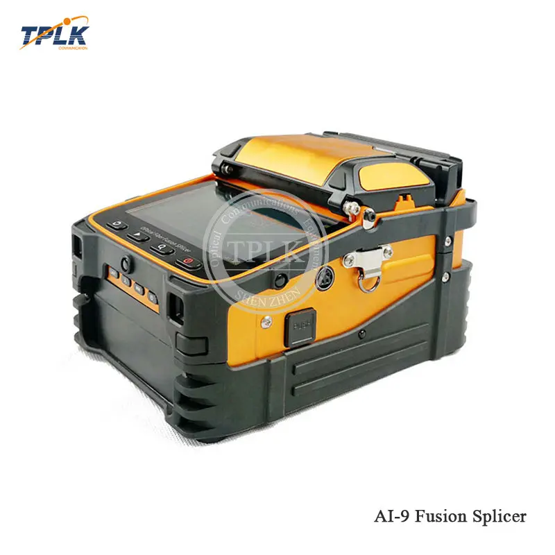Originele Nieuwe Optische 6 Motoren Multi-Functionele Splicing Machine AI-9 Mini Fusion Splicer Met Vfl Optische Power Meter