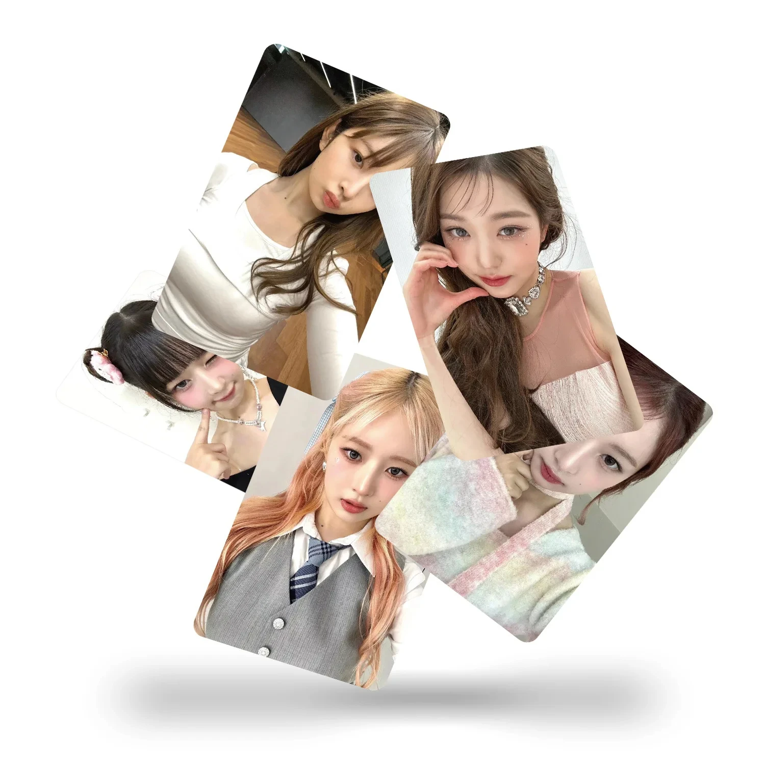 Jang Wonyoung Yujin-tarjetas fotográficas Kpop, tarjetas de colección de Fans Lomo, tarjetas fotográficas impresas, 55 unids/set