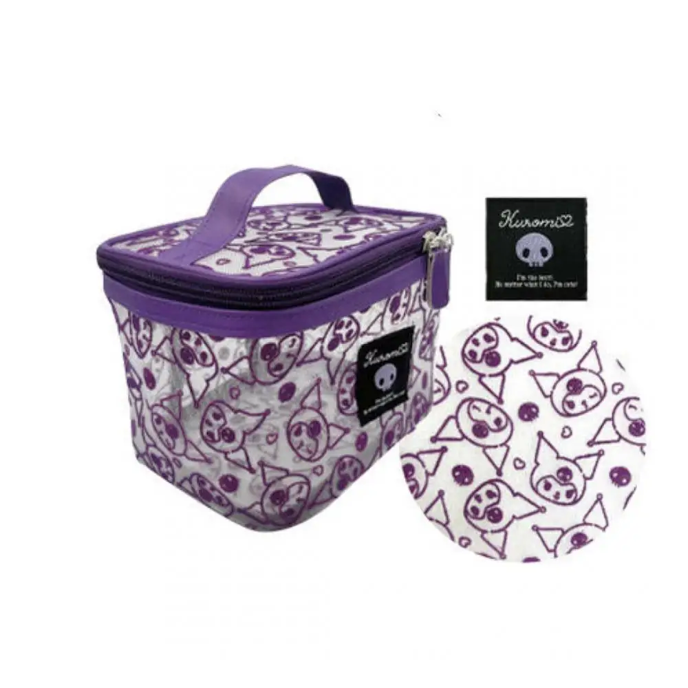 حقيبة يد كاواي ميلودي كورومي الشبكية الكرتونية المربعة للعناية بالبشرة وحقيبة تخزين أدوات الزينة وبضائع أنيمي هدية عيد ميلاد للفتيات والأولاد #6