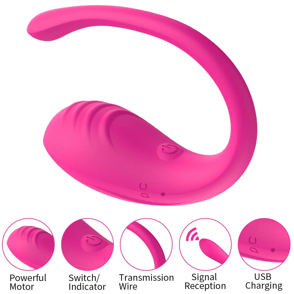 Wireless Bluetooth Women Control App Vibrating Egg G-spot Clitoris Vagina Mastubator Panties Fidget Vibrator Sex Toys for Couple view 2