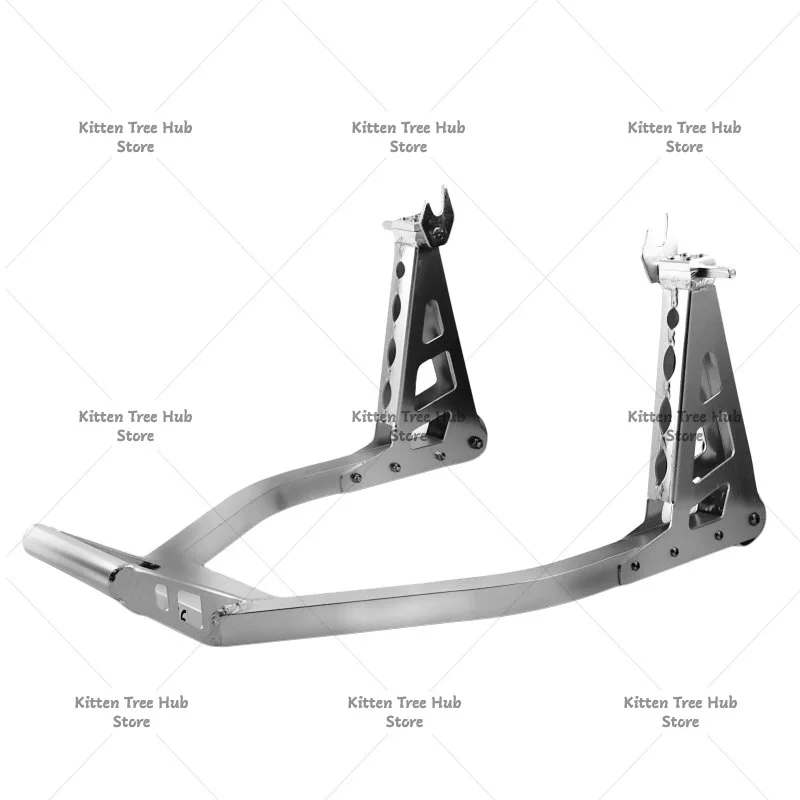 Aluminum Alloy Motorcycle Rear Wheel Lift Stand Parking Rack Tire Replacement Repair Tools