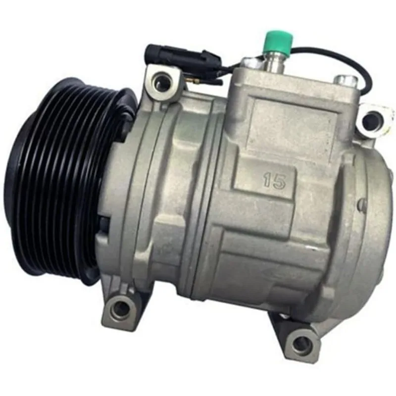 

12V AC Compressor AL153386 AL154203 AL155836 For John Deere Tractor 6100 6200 6220 6300 6310 6400 6405 6506 SE6100 SE6200 SE6300
