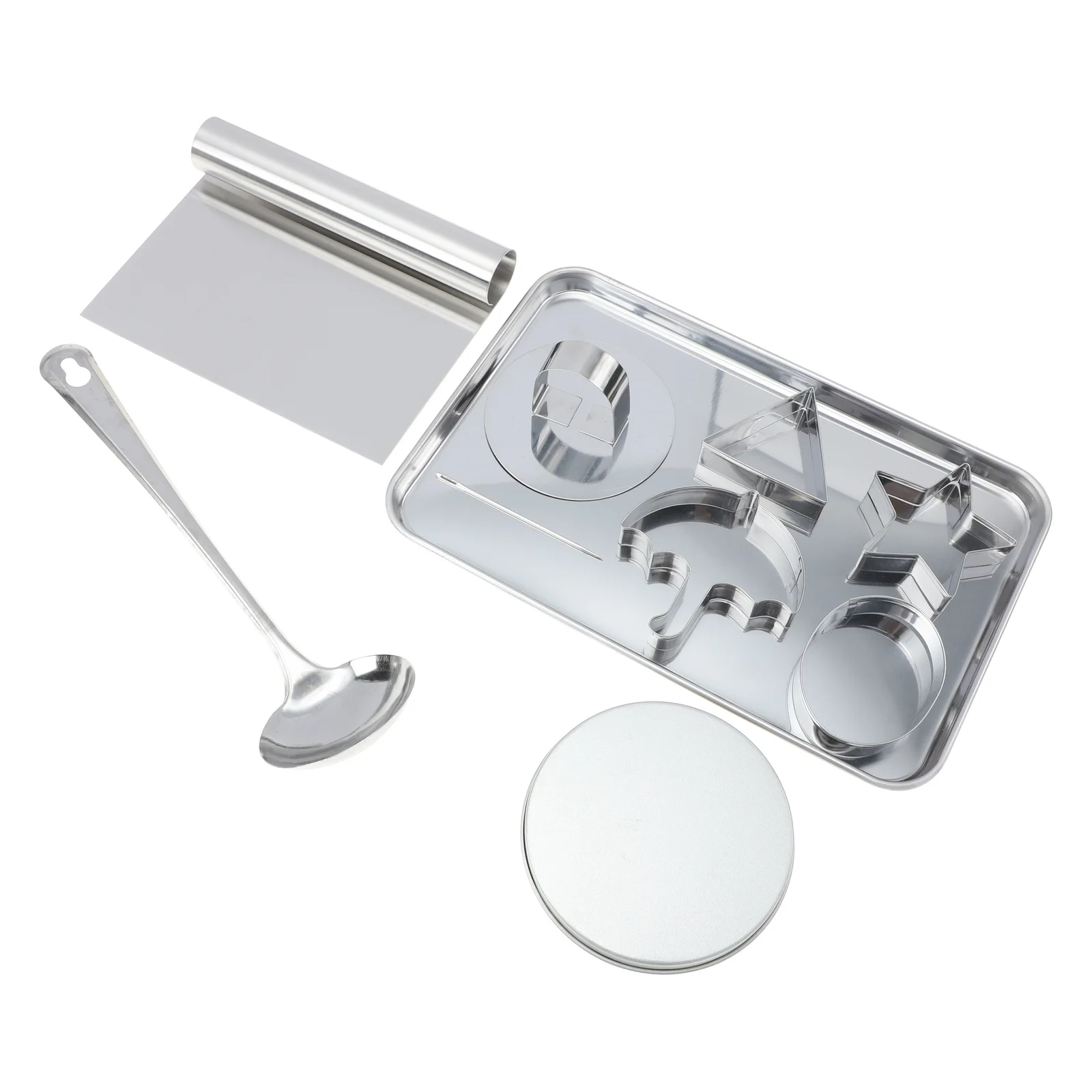 

9 Pieces Sugar Cookie Molds Stainless Steel Baking Tools Cake Chocolate Candy Molds Kitchen Accessories Mousse Set