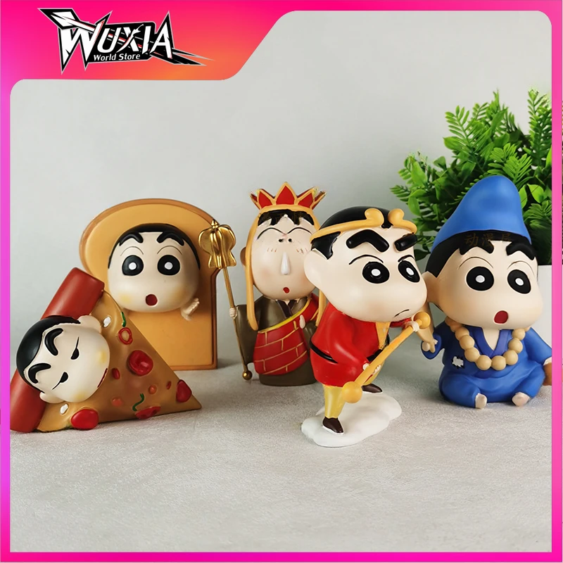 

Crayon Shin-chan Cos Jigong Goku Tang Monk Фигурка Shin Chans Фигурки Статуя Модель Коллекция Стол Декор Подарки На День Рождения