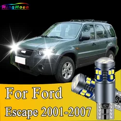 2Pcs T10 Car LED Bulbs Parking Lamp Car Interior License Plate Lights For Ford Escape 2001 2002 2003 2004 2005 2006 2007