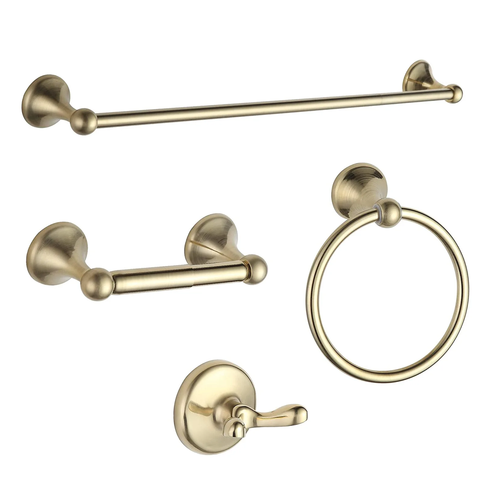 Stainless Steel Black Towel Rack Set Home Bathroom Gold Towel Bar Bathroom Hardware Hanging Pieces Hanging Wall Modern
