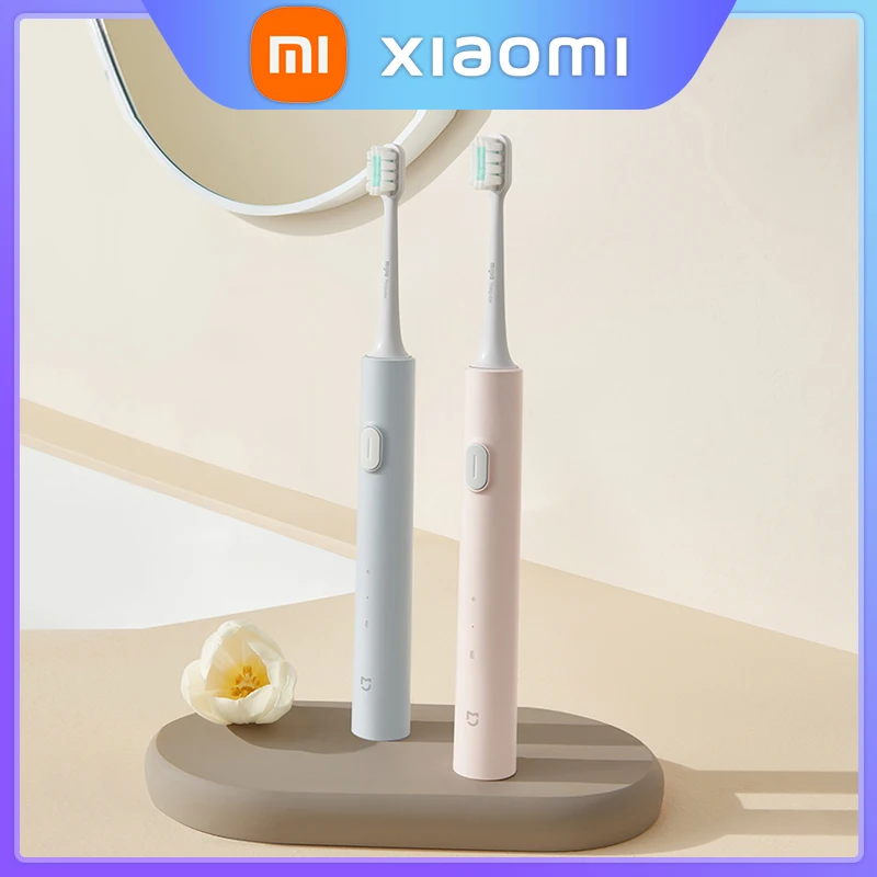 New XIAOMI Mijia T200 Sonic Electric Toothbrush Teeth Whitening Ultrasonic Vibrating Smart Tooth Brushes IPX7 Waterproof