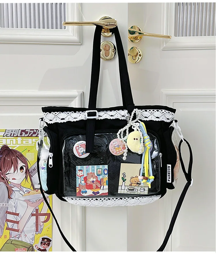 Kawaii Transparent Harajuku Pastel Crossbody Ita Bag