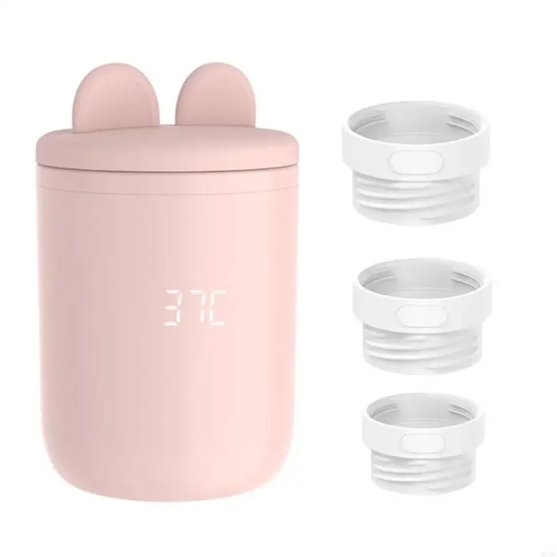 M89C Electric Bottle Warmer Rechargeable Bottle Warmer Convenient & Compact Milk Warm Machine for Travel Feeding Durable