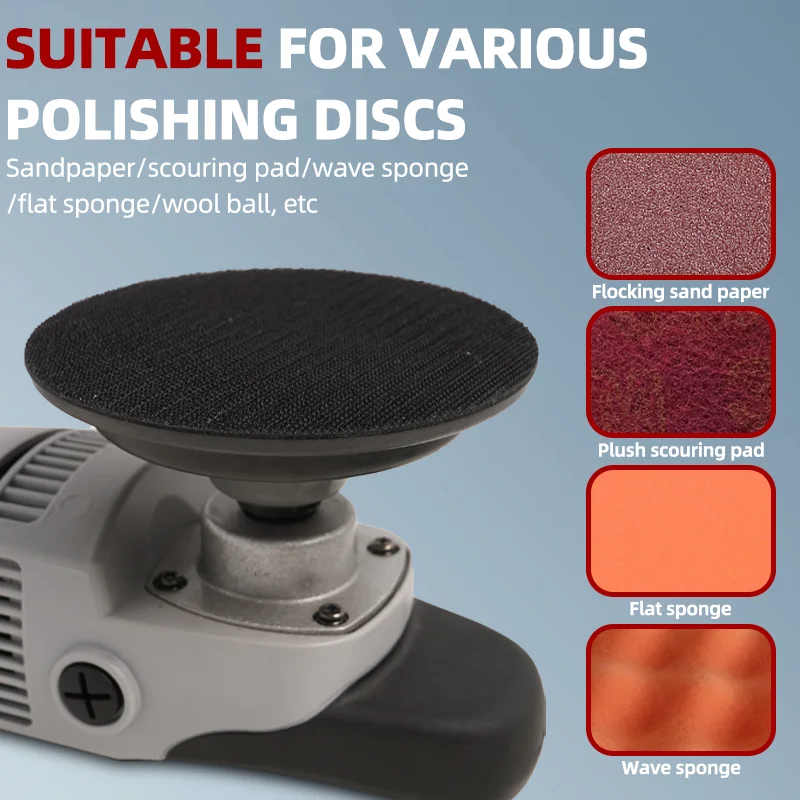 المزدوج العمل 125mm القرص فليكس الروتاري المدارية آلات تلميع السيارات المزدوجة #4