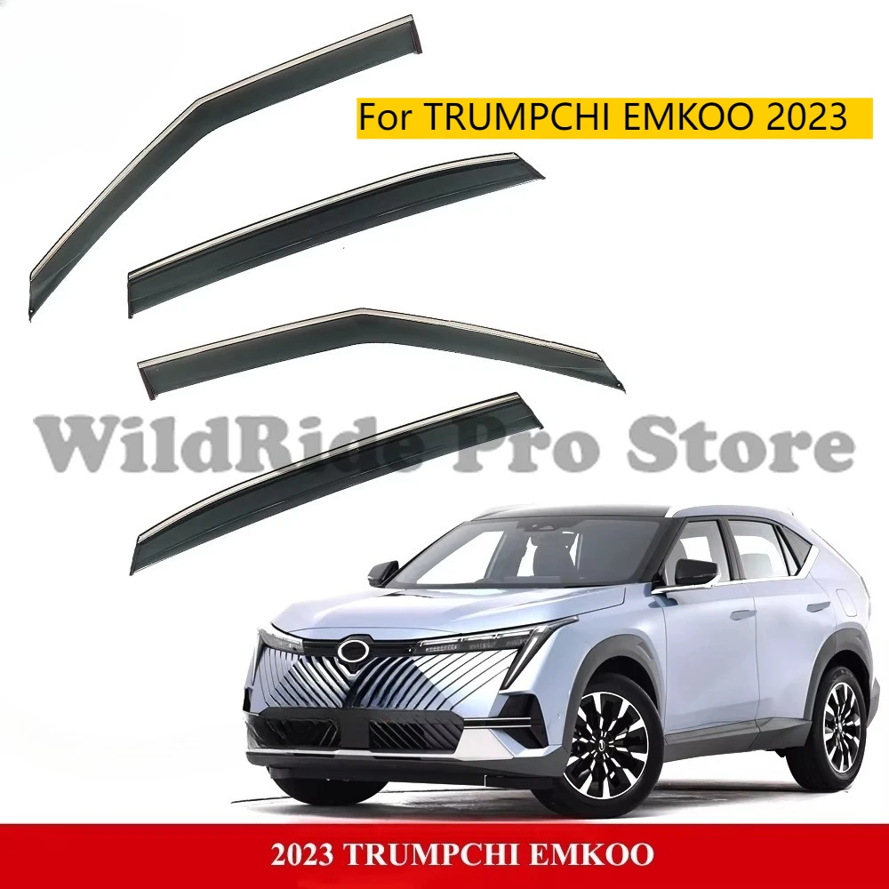 

Car Wind Deflectors for TRUMPCHI EMKOO 2023 Injection Window Vent Visor Side Door Visors Rain Guards