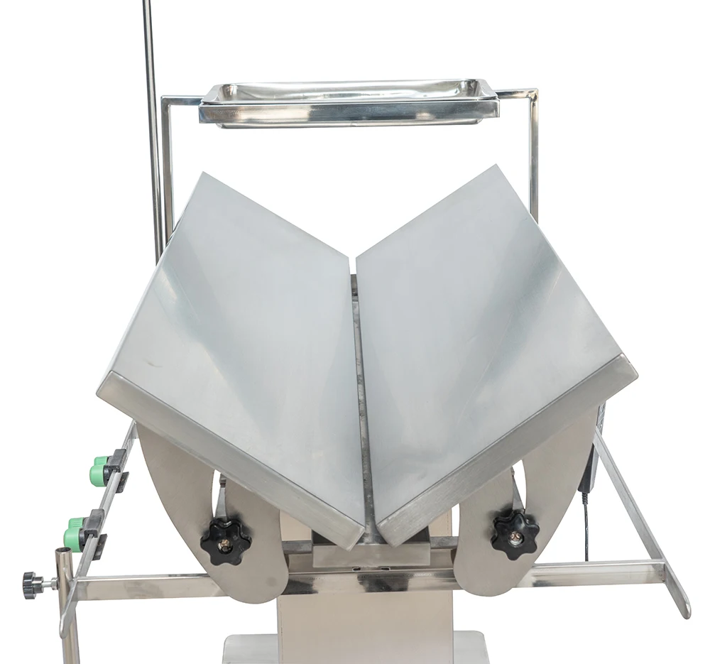 Longermay Veterinary V Shape Surgical Operating Table Stainless Steel for Pet Dogs