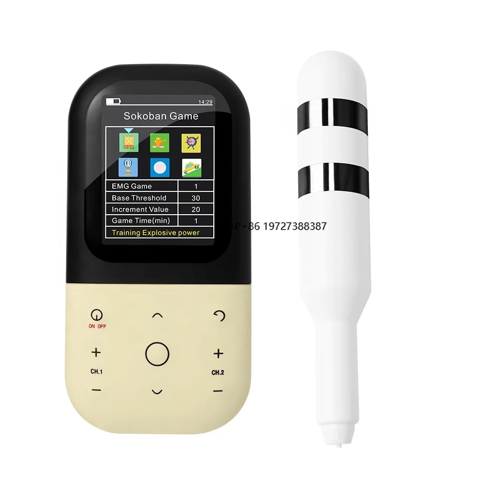 

KM531B Biofeedback Nerve and Muscle Stimulator EMG/EMS Device Rehabilitation Trainer Kegel Toner Relieve Pelvic Floor Muscle Pai