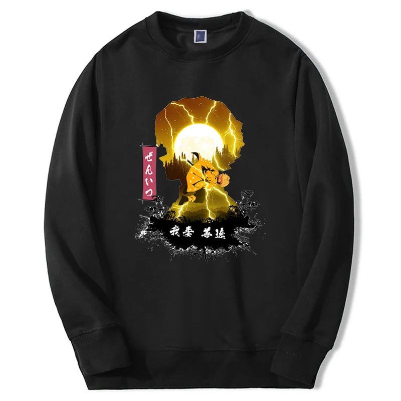 

Demon Slayer Sweatshirts Hoodies mens tanjirou Japan mangas Anime Graphic 2024 Sudaderas Oversize Long Sleeve Moletom Streetwear