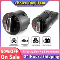 Interruptor de faro de coche para VW, interruptor de faro delantero automático, Control de luz antiniebla para VW Golf Jetta 5 6 Passat B6 Touran para Tiguan Scirocco