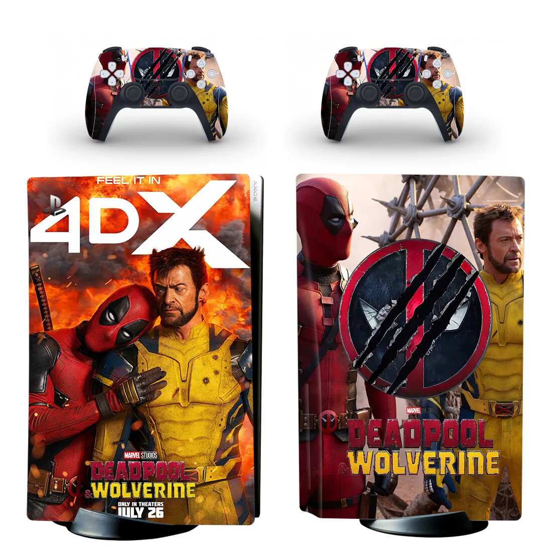 Новая пленка PS5, наклейка на диск, наклейка, чехол для консоли и 2 контроллера, виниловая кожа для диска PS5