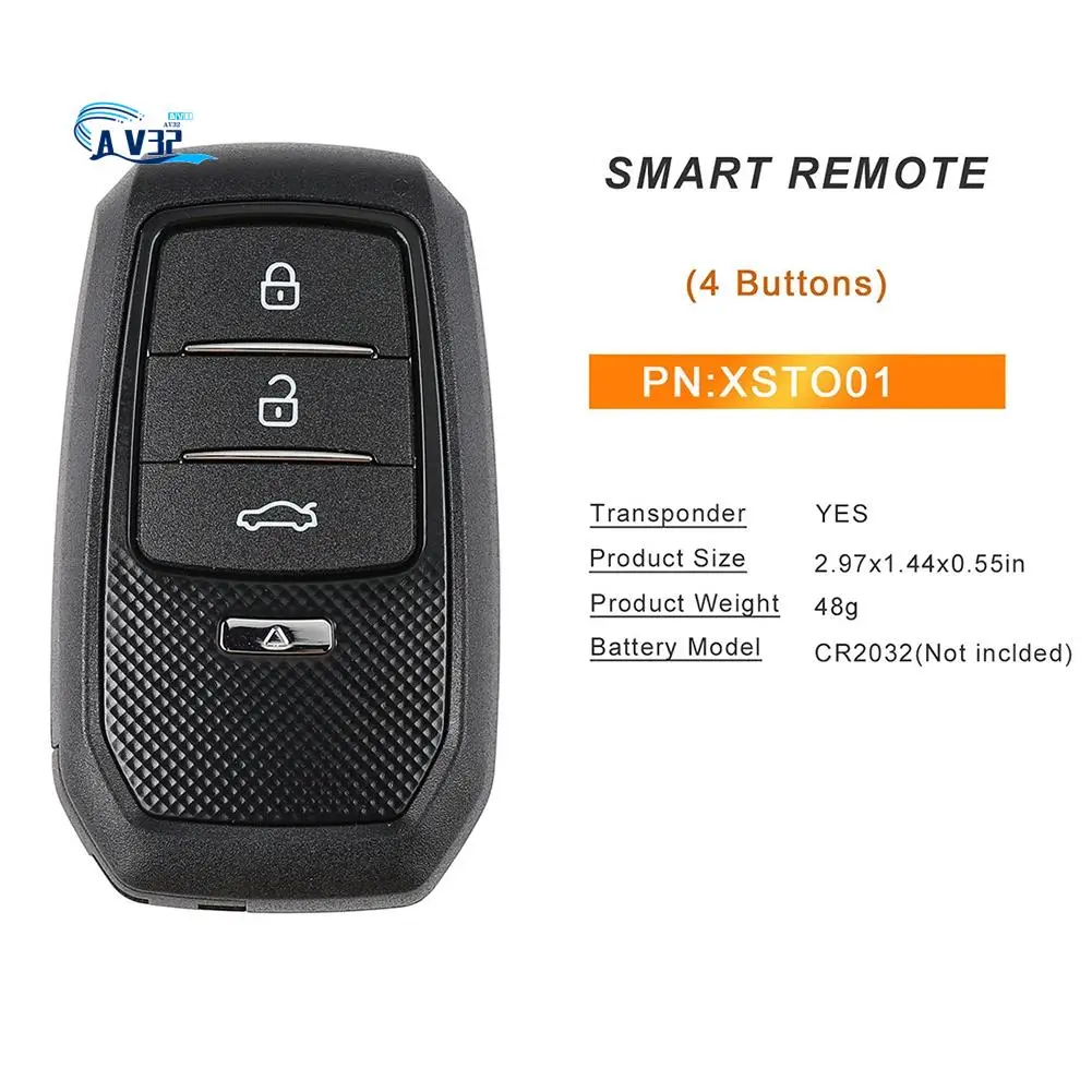 

AV32-Remote Key XSTO01EN For Toyota XM38 Support 4D 8A 4A All One VVDI2/VVDI Key Tool