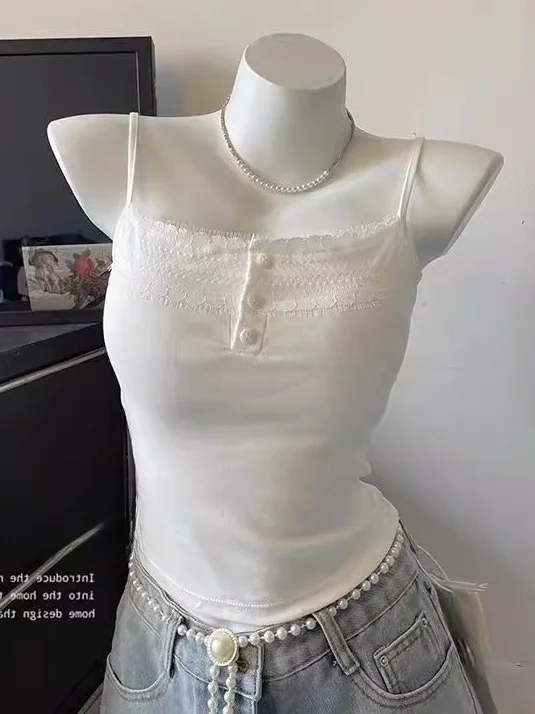 Ele renda branca cinta colete feminino verão outerwear com almofada no peito base interior tubo superior sufela