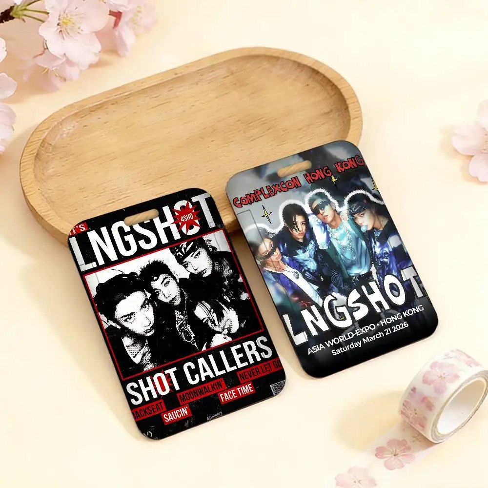 

Кейс для рабочих пропусков LNGSHOT Debut EP SHOT CALLERS, держатель для бейджей и пропусков, набор для сотрудников с ремешком на шею.