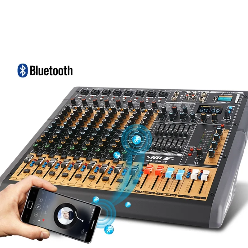 

Lyra-2 Professional Equipment Stage Performance Conference 10-way Audio Console Mixer with Reverb Effect DSP Tuning Equalization
