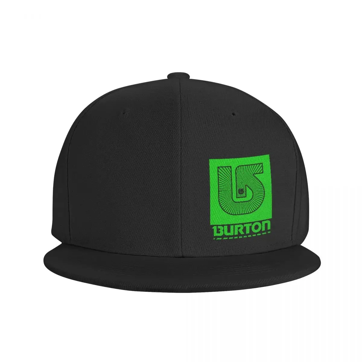 Retro Burton Snowboarding Green Logo Snapback Cap Hip Hop Best Quality Baseball Caps