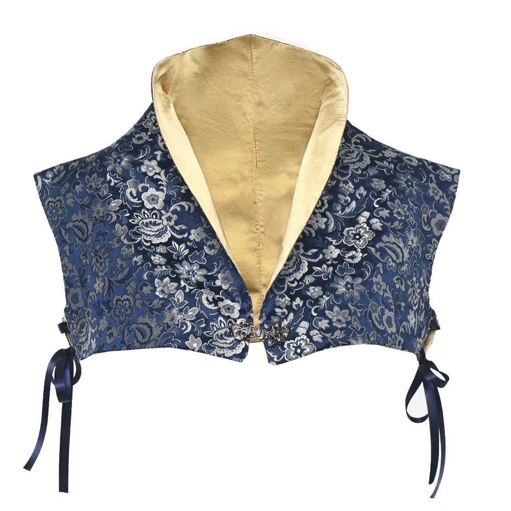 

Elizabethan Partlet Women Renaissance Collar Vest Tudor Vintage Neck Shoulder Cover for Cosplay Costume