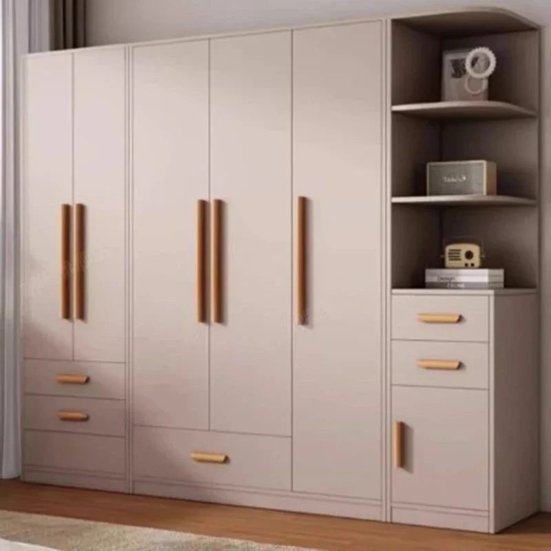 Minimalist Gold Design Wardrobes White Nordic Metal Household Closet Wardrobe Drawers Luxury Cajonera Para Ropa Furniture