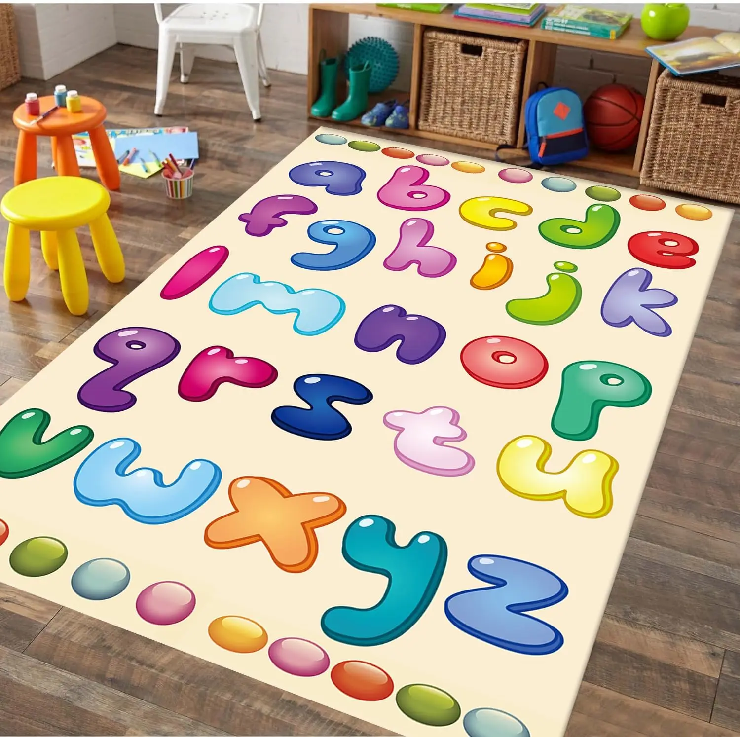 

VIKAMA Cartoon Carpet, Living Room Sofa, Coffee Table Mat, Home Decoration, Bedroom Game Room Floor Mat, Home Decoration