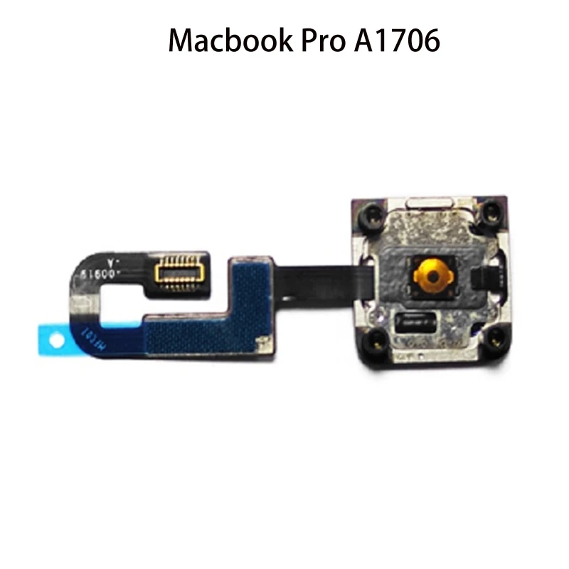 Computer ON-Off Button Board Replacement Parts for Macbook A1706 Power-on for Key Fingerprint Lock Cable 2016 2017