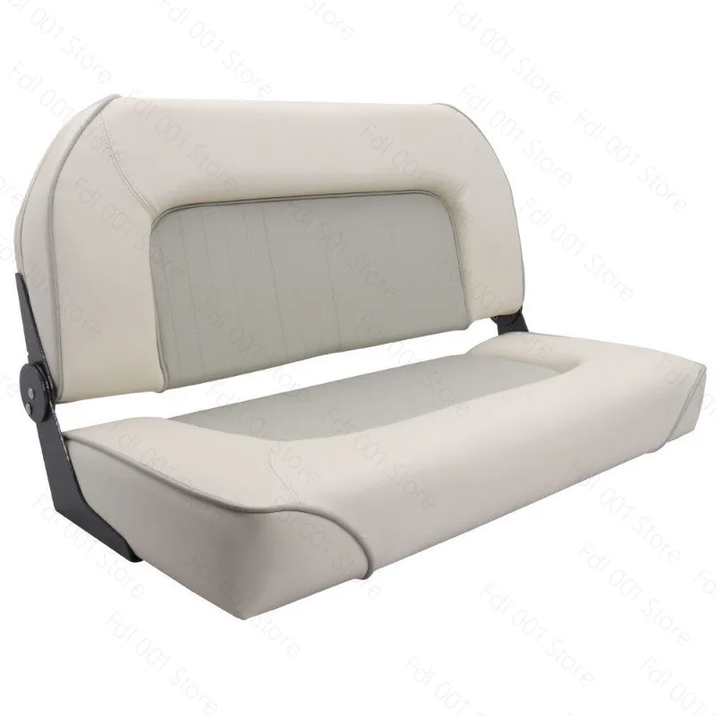 

Boat Bench Seat,Low Back Double Folding Boat Seat,Seat for Bass Jon Fishing Boat Anti-corrosion Leather