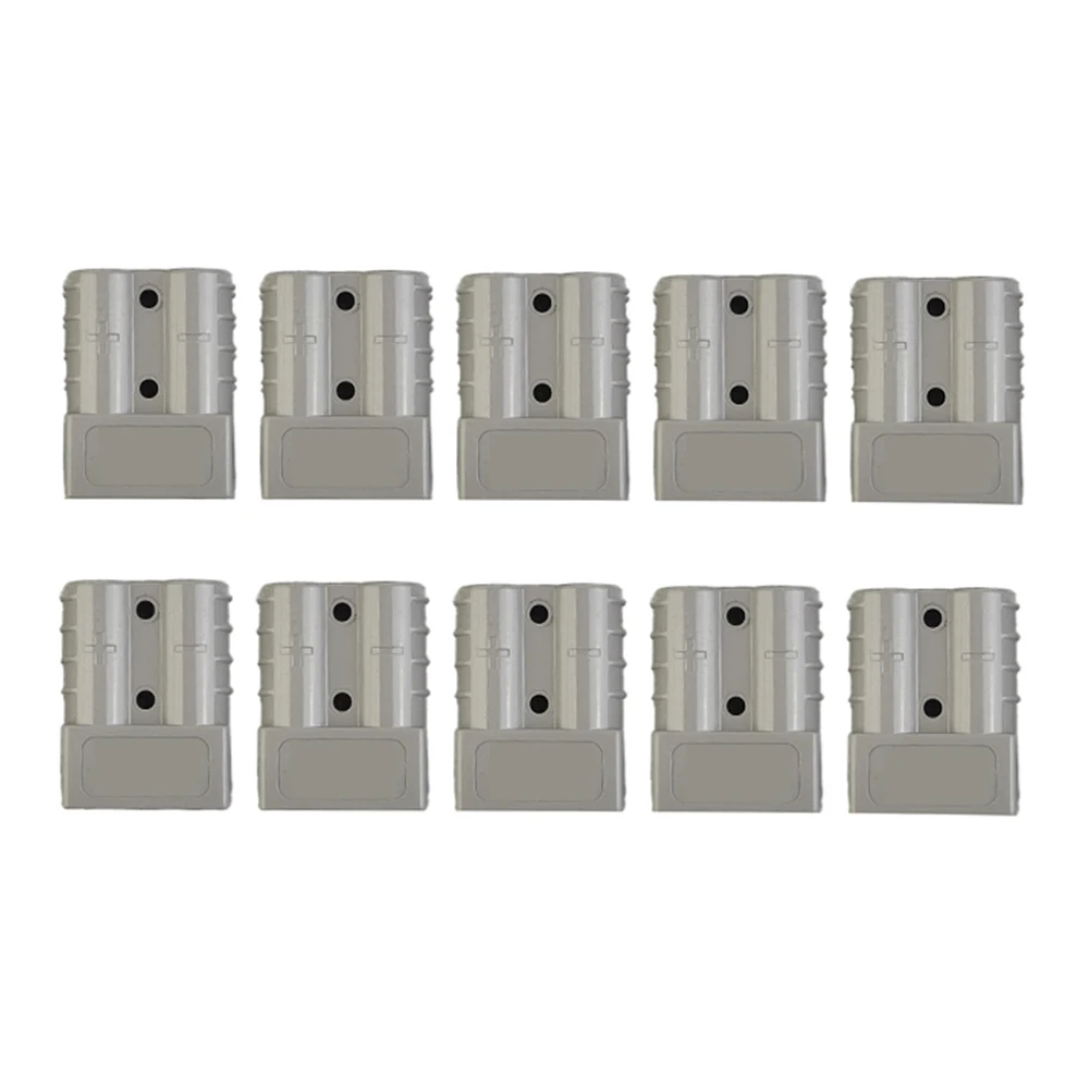 Wire & Cable Connectors Plug For Anderson 10PCS 12-24V DC 48x37mmx16mm 50 AMP Connectors Copper Silver Contact