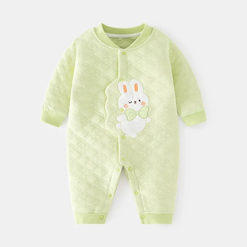 

Baby warm jumpsuit for boys and girls autumn and winter boneless jumpsuit for newborns crawling suit baby clothes 아기롬퍼