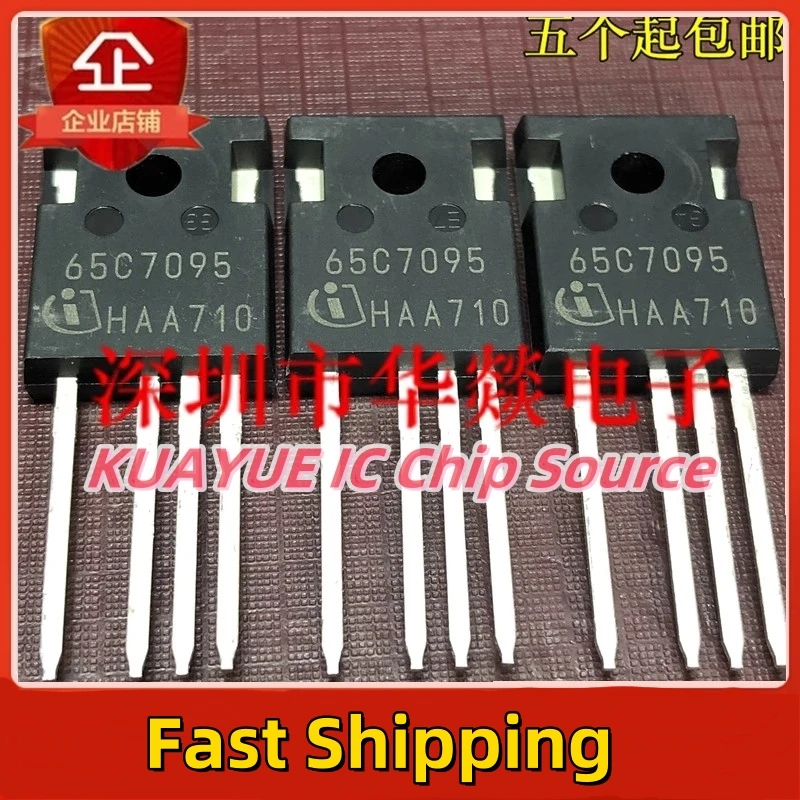 10PCS 65C7095  IPZ65R095C7  TO-247-4 700V 100A   Fast Shipping Quality Guarantee