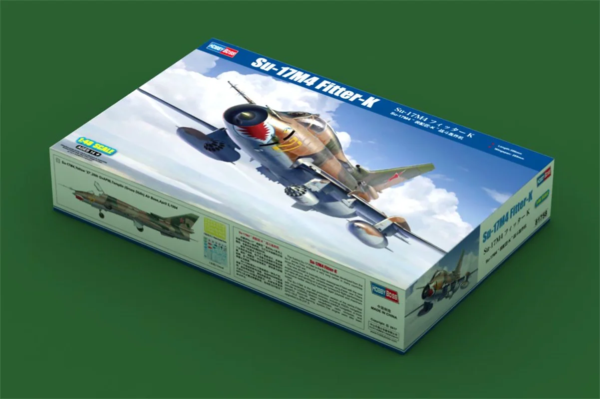 

HobbyBoss масштаб 1/48 Su-17M4 Fitter-K Fighter-Bomber военная пластиковая модель самолета в сборе # 81758