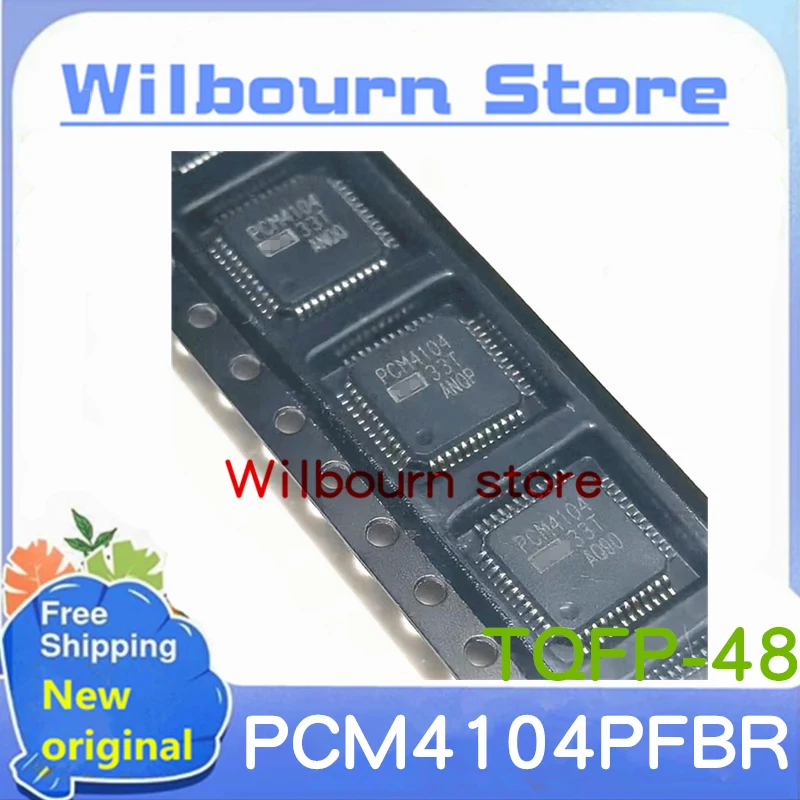 5~20PCS/LOT 100% New original PCM4104PFBR PCM4104PFB PCM4104 TQFP48