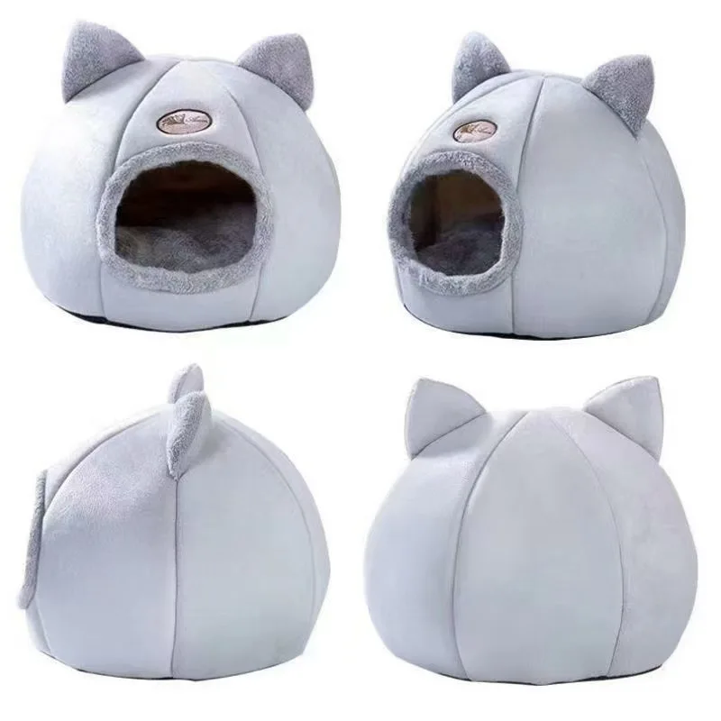 Cama nido acolchada para perros y gatos pequeños, lavable - imagen 3
